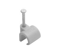 Grapas Para Cable Ø 8 A 12 Mm Gris Bolsa De 25