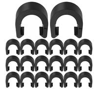 Grapas para Cables de Bici de Carretera | 20 Piezas Resistente al Clima para Reparación Rápida,Clips Guía para de Cable de Freno y Cambio - Uso En Bicicleta De Montaña Y Carretera Plegable, Equipo Ext