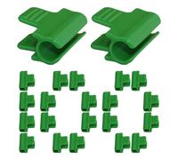 Grapas Para Estructura De Soporte De Plantas,100 Piezas De Grapas Para Túnel De Cultivo,Abrazadera Reutilizable para Estructuras de Cubierta | Jardinería Y Plantación