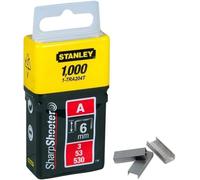 Grapas Stanley 1-TRA204T Tipo A 6 mm 1000 piezas