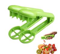 Grape Cutter Tool for Quick Fruit Quartering, Easy Press Slicer for Grapes, Cherry Tomatoes and Strawberries, Kitchen Prep for Snacks and Salad (2pcs)