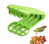 Grape Cutter Tool for Quick Fruit Quartering, Easy Press Slicer for Grapes, Cherry Tomatoes and Strawberries, Kitchen Prep for Snacks and Salad (3pcs)
