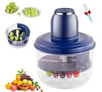 Grape Peeling Machine, 2025 Upgraded New Electric Automatic Garlic Peeler Machine, Rechargeable Home Kitchen Aid Peeler for Grapes, Cherry, Tomatoes (Blue)