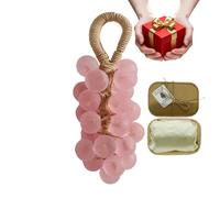 Grape Shaped Bath Soap - Facial Cleanser and Body Wash for Home Travel Use by Men Women Children | Hygiene Skin Care, 3 Years Shelf Life, Suitable for All Ages, 110g