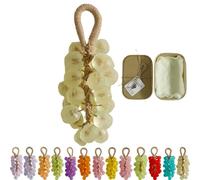 Grape Soap, Grape Soap on a Rope, Hang Decorations, for Home Travel Men Women (#05)