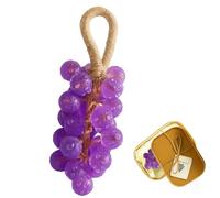 Grape Soap, Grape Soap On A Rope, Hang Decorations Soaps (A* Purple)