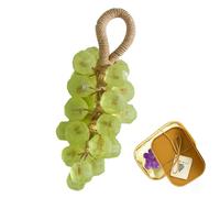 Grape Soap, Grape Soap On A Rope, Hang Decorations Soaps (B* Fragrant Emerald Green)