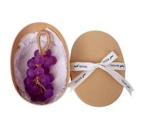 Grape Soap - Handmade Crystal Solid Shampoo Bar | Crystal Grape Soap | Refreshing Moisturizing Skin Bar For Women Men Body Hand Care Shower Bath Travel Skincare Routine Daily Cleaning Essentials