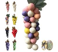 Grape Soap On A Rope, Advanced Handcrafted Grapes Soap, Infused natural fragrance, for Washing Hands and Fresh Air (Mixed Colors)