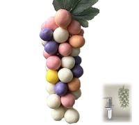 Grape Soap on a Rope, Advanced Handmade Soap, Decorative Soap Bars, Face & Body Bath, Exquisite Home Decor and Gift Choice (H8)
