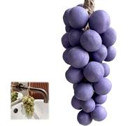 Grape Soap on a Rope, Advanced Handmade Soap, Handmade DIY Exquisite Home Decor and Gift Choice, Washing Hands and Fresh Air (Purple)