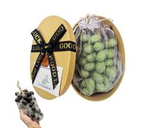 Grape Soap on a Rope,Exquisite Grape Soaps Bars Decorative,Handcrafted Natural Cold Process Soaps for Home Washing Hands and Freshens Air