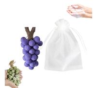 Grape Soap on a Rope, Grape Cluster Soap, Handmade Grapes Shaped Soaps, Natural Cold Process Artisan Soaps, for Washing Hands and Fresh Air Men Women (Purple 20 Pcs,Bag)