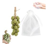 Grape Soap on a Rope, Grape Cluster Soap, Handmade Grapes Shaped Soaps, Natural Cold Process Artisan Soaps, for Washing Hands and Fresh Air Men Women (Green 20 Pcs,Bag)