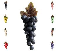 Grape Soap on a Rope, Handmade Bunch Shaped Bar Artisans, Natural Cold Process Artisan Soaps, Body Bath Grapes Bunch Soap for Man Woman (Black)
