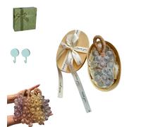 Grape Soap On A Rope, Handmade Grape Cluster Soap for Hand Face, Natural Cold Process Artisan Soaps for Washing Fresh Air, Men and Women (Lavender) (1, Blue)