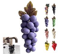 Grape Soap On A Rope, Handmade Grapes-Shaped Soaps, Grape Cluster Soap, Decorative Advanced Handmade Soaps, Exquisite Home Decor (Purple)