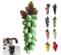 Grape Soap On A Rope, Handmade Grapes-Shaped Soaps, Grape Cluster Soap, Decorative Advanced Handmade Soaps, Exquisite Home Decor (Green)