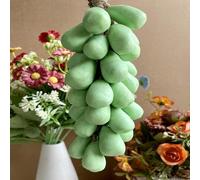 Grape Soap On A Rope, Handmade Grapes Shaped Soaps, Grape Cluster Soap, Handmade with Fresh Vine Grape's Essence - Perfect for Skin Hydration, Natural Facial and Body Bath Soap Bundle (Green)