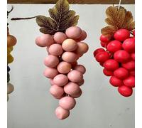 Grape Soap On A Rope, Handmade Grapes Shaped Soaps, Grape Cluster Soap, Handmade with Fresh Vine Grape's Essence - Perfect for Skin Hydration, Natural Facial and Body Bath Soap Bundle (Pink)