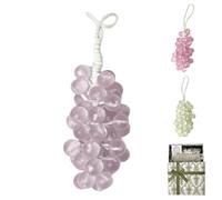 Grape Soap on a Rope,Handmade Grapes-Shaped Soaps,Handmade DIY Exquisite Home Decor for Face,Body Shower & Hands,Decorative Soap Bars,for Washing Hands and Fresh Air Men Women (1, purple)