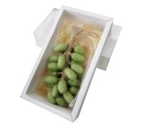 Grape Soap on a Rope,Handmade Grapes-Shaped Soaps,Handmade DIY Exquisite Home Decor for Face,Body Shower & Hands,Decorative Soap Bars,for Washing Hands and Fresh Air Men Women (1, verdant)