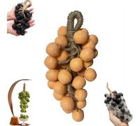 Grape Soap on a Rope, Handmade Grapes-Shaped Soaps, Natural Face & Body Bath Bunch Soaps, Exquisite Home Decor and Gift Choice for Bathroom Décor & Holiday Gifts (Orange)