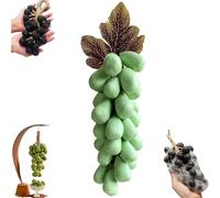 Grape Soap on a Rope, Handmade Grapes-Shaped Soaps, Natural Face & Body Bath Bunch Soaps, Exquisite Home Decor and Gift Choice for Bathroom Décor & Holiday Gifts (Green)