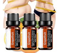 Grapefruit Anti Cellulite Oil - Grapefruit Cellulite-Targeting Essential Oil,Grapefruit Essential Oil for Cellulite, Anti Cellulite Massage Treatment Oil for Body Firming and Tightening (3 Pcs)
