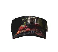 Grapes and Wine - Gorra deportiva para adultos con visera de algodón, gorra de béisbol vacía para hombres y mujeres, color negro, talla única