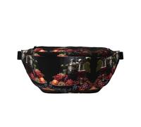 Grapes and Wine - Riñonera versátil para correr, ligera, transpirable y ajustable para viajes, ciclismo y uso diario