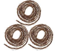Grapevine Garland 3 PPCS 15 pies DIY TWIG Natural GARLANDA Corte DE Corte DE DE GUSA Probable