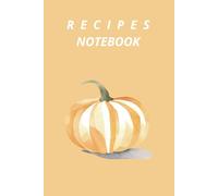 Graph Notebook | 6x9 in - 100 Pages - 4x4 | Perfect for Favorite Recipes: Lifestyle Collection - Recipes | Gray Grid Lines | Pumpkin Front Cover