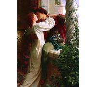 GRAPH NOTEBOOK - ROMEO AND JULIET - FRANK DICKSEE: Large Notebook with Famous Painting Cover | 150 Pages | A4 Format | Quadernone a Quadretti Maxi ... e Giulietta | Romantic | Kiss | Journal