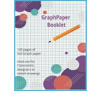Graph Paper Book, 100 pages of 5x5 Graph paper in a 8x10 Booklet: Booklet of Graph Paper | Perfect for Mathswork , School , Design or ART | Study Booklet
