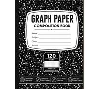 Graph Paper Composition Book: Quad Ruled Notebook | 4 Squares Per Inch | 8.5 x 11 Inches | 120 Pages