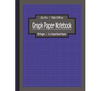 Graph Paper Composition Notebook - 5x5 Quad Ruled | Dark Blue, Charcoal, & Black Cover with Inspirational Quote: Grid Paper Notebook for Math, ... Solving & Notes | 110 Pages, Large 8.5x11 in.