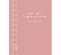 Graph Paper Composition Notebook 8.5 x 11 / 120 Pages / 4x4: Quad Ruled Grid Paper Notebook for School, Math, and Engineering Work - Dusty Rose Cover