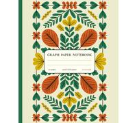 Graph Paper Composition Notebook: Abstract Floral Art Aesthetic Design - Cute Grid Journal for College, Office & Notes, Stylish Composition Book for Women, Girls & Teens