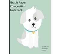 Graph paper Composition Notebook Cute Dog and Bear: Grid Paper Notebook, Grid Paper for Math and Science Students, Quad Ruled 4x4 ( 120 Pages, 8.5 x 11), cute, kids, bear, dog