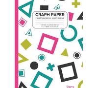 Graph Paper Composition Notebook for Kids - 8.5 x 11 inches | 100 Pages of Grid-tastic Fun! | Quad Ruled 4x4: Great for Math, Drawing & Brainy Adventures