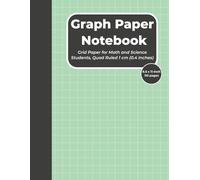 Graph Paper Composition Notebook: Grid Paper for Math, Science, Engineering, and Creative Projects, Quad Ruled 1 cm (0.4 Inches) (Mint Green Edition): ... Problem-Solving, and Technical Work