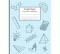 Graph Paper Composition Notebook: Grid Paper Notebook for Students | 8.5 x 11 inches | Quad Ruled (4x4) | 120 pages | Math, Science, Drawing, and Journaling
