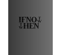 Graph Paper Composition Notebook: Journal Includes 100 Pages, 7.25 x 9.5 in: 'If not/w t/when' - wordplay