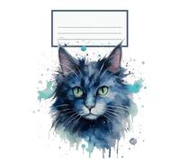 Graph Paper Composition Notebook - Maine Coon Cat: 100 Quad Rule Pages, XLarge 8.5 x 11 inches