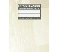 Graph Paper Composition Notebook: Purity Shades of Magnolia Polygonal Abstract Design | 8.5 x 11 Inches, 100 Pages, 4x4 Quad Ruled for Enhanced Creativity | Ideal for Artists, Students, & Engineers