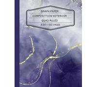 Graph Paper Composition Notebook: Quad Ruled 4x4, 100 Pages, Great for Using in Math and Science