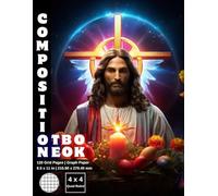 Graph Paper Composition Notebook Quad Ruled 4x4: 120 White Paper Grid Pages Gray 5 Squares per Inch 60 Sheets for School College Student Teacher Class ... Size 8.5”x11” Easter Holy Jesus Rood Angel.