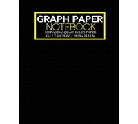 Graph Paper Composition Notebook: Quad Ruled 4x4, Grid Paper | A graphing notebook for students and teacher in Math and Science | 7.5x9.25 In.