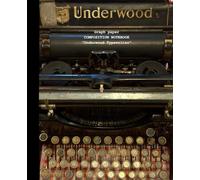 Graph paper Composition Notebook: "Underwood Typewriter"